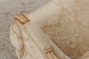 72675: Pair Damask Upholstered French Louis XV Ber