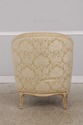 72675: Pair Damask Upholstered French Louis XV Ber