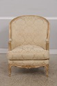 72675: Pair Damask Upholstered French Louis XV Ber