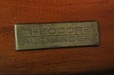 F72685: THEODORE ALEXANDER Curved Mahogany Corner 