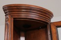 F72685: THEODORE ALEXANDER Curved Mahogany Corner 