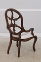 L72703: Set of 6 HENREDON Pierced Back Dining Room