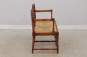 72704: Country French Rush Seat Bench