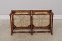 72704: Country French Rush Seat Bench