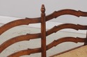 72704: Country French Rush Seat Bench