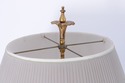 F72708: Vintage Marble & Brass 3 Light Table Bouil