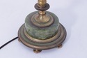 F72708: Vintage Marble & Brass 3 Light Table Bouil