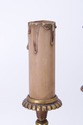F72708: Vintage Marble & Brass 3 Light Table Bouil