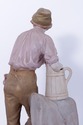 F72709: Royal Dux Bohemia Peasant Boy Pottery Figu