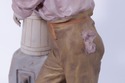 F72709: Royal Dux Bohemia Peasant Boy Pottery Figu