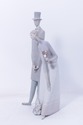 LF72717: LLADRO Porcelain Tall Figure Of Man & Wom
