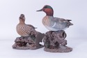 F72718: Pair MA HAI FENG Duck Bookends