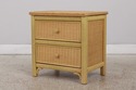 72728: Pair LEXINGTON Henry Link Wicker Nightstand