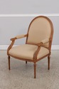 72788: Pair French Louis XVI Fauteuil Open Armchai
