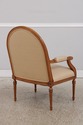 72788: Pair French Louis XVI Fauteuil Open Armchai