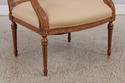 72788: Pair French Louis XVI Fauteuil Open Armchai
