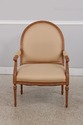 72788: Pair French Louis XVI Fauteuil Open Armchai