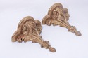 F72797: Pair Italian Gilt Wood Gold Finish Wall Br