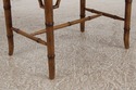 72801: Pair Of Faux Bamboo Upholstered Stools/Otto