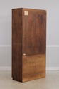 72803: HENREDON Campaign Style Oak Bedroom Armoire