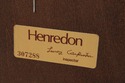 72803: HENREDON Campaign Style Oak Bedroom Armoire