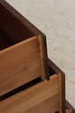 72803: HENREDON Campaign Style Oak Bedroom Armoire