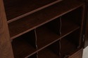 72803: HENREDON Campaign Style Oak Bedroom Armoire