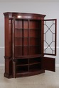 72808: BAKER Vintage Mahogany Bow Front China Cabi