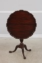 72809: HENKEL HARRIS Mahogany Pie Crust Tilt Top T