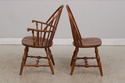 72824: Set of 6 HITCHCOCK Oak Windsor Style Dining