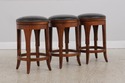 72839: Set of 3 STICKLEY Mission Oak Counter Bar S