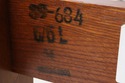 72840: STICKLEY Mission Oak King Size Spindle Prai