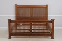 72840: STICKLEY Mission Oak King Size Spindle Prai
