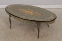 72843: Italian Marquetry Inlaid Oval French Style 