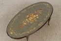72843: Italian Marquetry Inlaid Oval French Style 