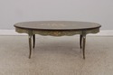 72843: Italian Marquetry Inlaid Oval French Style 