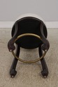 72846: Set of 4 White Leather Revolving Seat Bar S