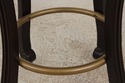 72846: Set of 4 White Leather Revolving Seat Bar S