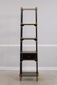 73049: Regency Black & Gold 5 Tier Etagere Bookshe