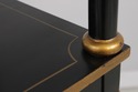 73049: Regency Black & Gold 5 Tier Etagere Bookshe