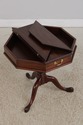 L72848: HENKEL HARRIS Mahogany Octagon Lift Top Ta
