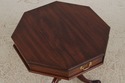 L72848: HENKEL HARRIS Mahogany Octagon Lift Top Ta