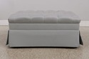 F72850: VANGUARD Square Tufted Upholstered Ottoman