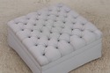 F72850: VANGUARD Square Tufted Upholstered Ottoman