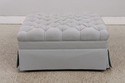 F72850: VANGUARD Square Tufted Upholstered Ottoman