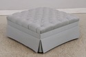 F72850: VANGUARD Square Tufted Upholstered Ottoman