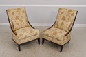 72851: Pair Of DREXEL HERITAGE Upholstered Mahogan