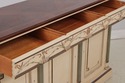 72862: EJ VICTOR Painted Mahogany Sideboard Buffet