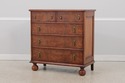 L72888: WRIGHT TABLE CO William & Mary Style Walnu