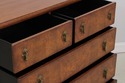 L72888: WRIGHT TABLE CO William & Mary Style Walnu
